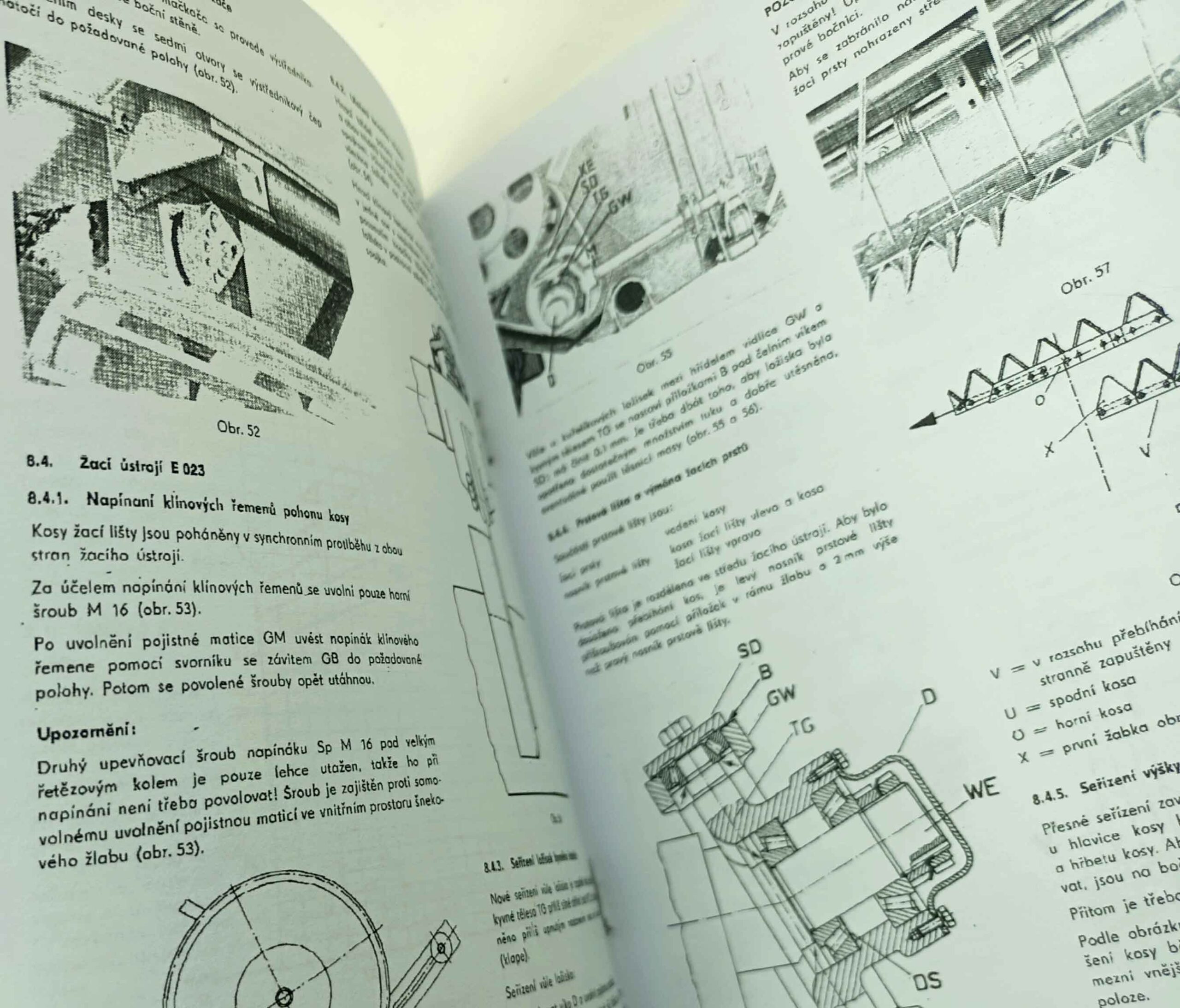 Žací řádkovač E 301 Fortschritt - Návod k obsluze reprint. - Image 5