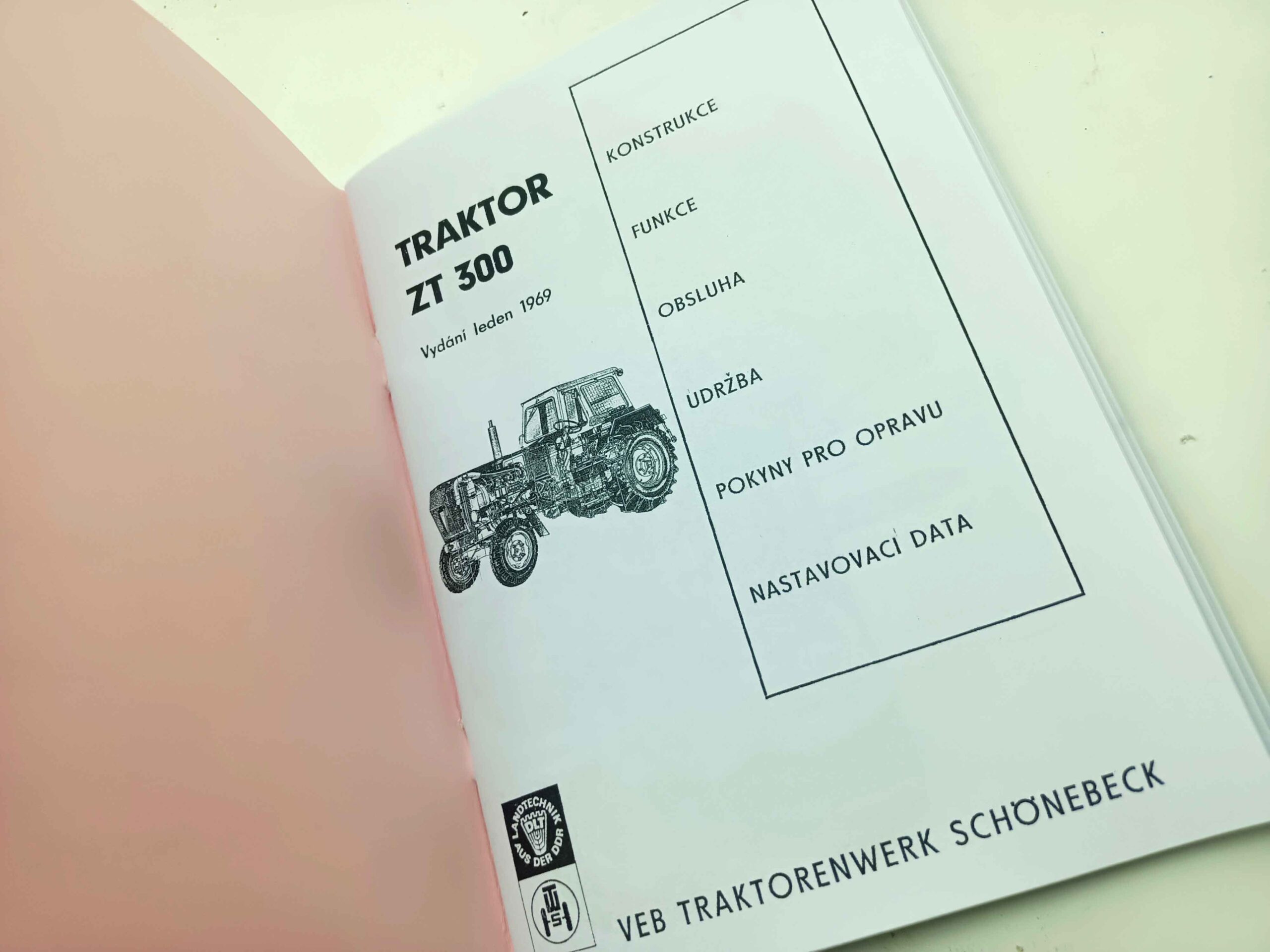 Traktor ZT 300 -Konstrukce, funkce, obsluha, údržba, pokyny pro opravu a nastavovací data. Reprint. - Image 7
