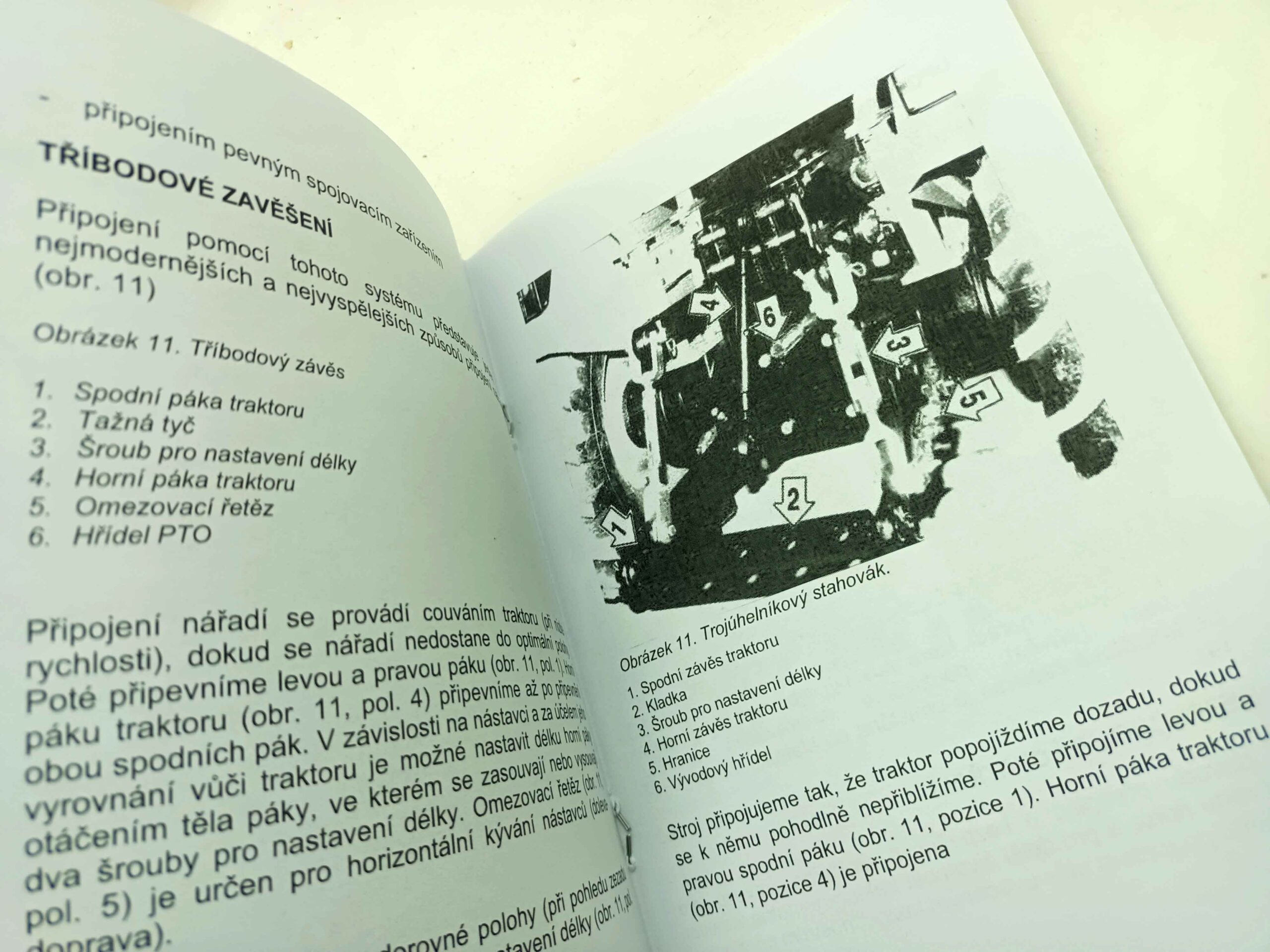 Tomo Vinkovič malotraktor - TV 824-S Návod k obsluze a údržbě reprint. - Image 5