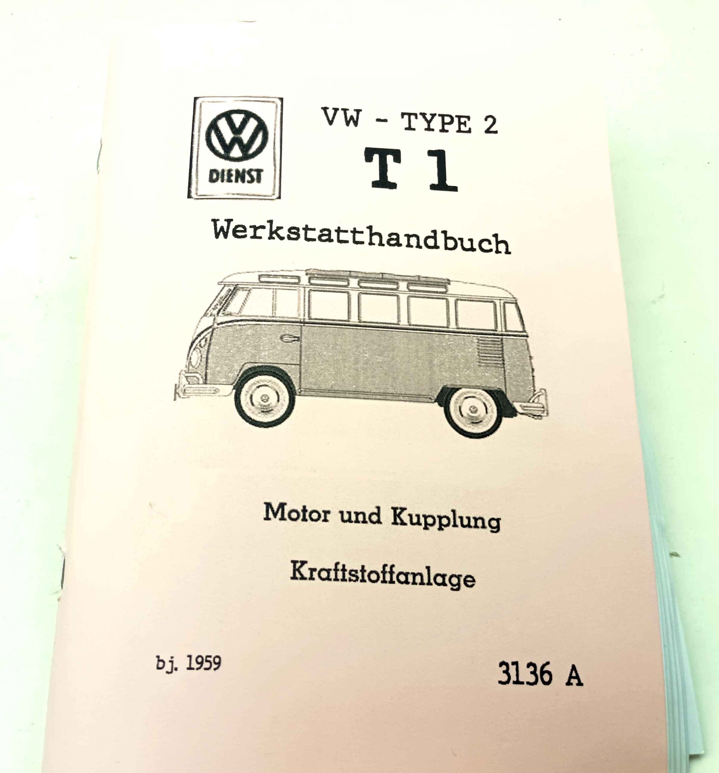 Volkswagen typ 2 - T1 busik - Opravářský manuál pro motor a karburátor reprint - Image 8