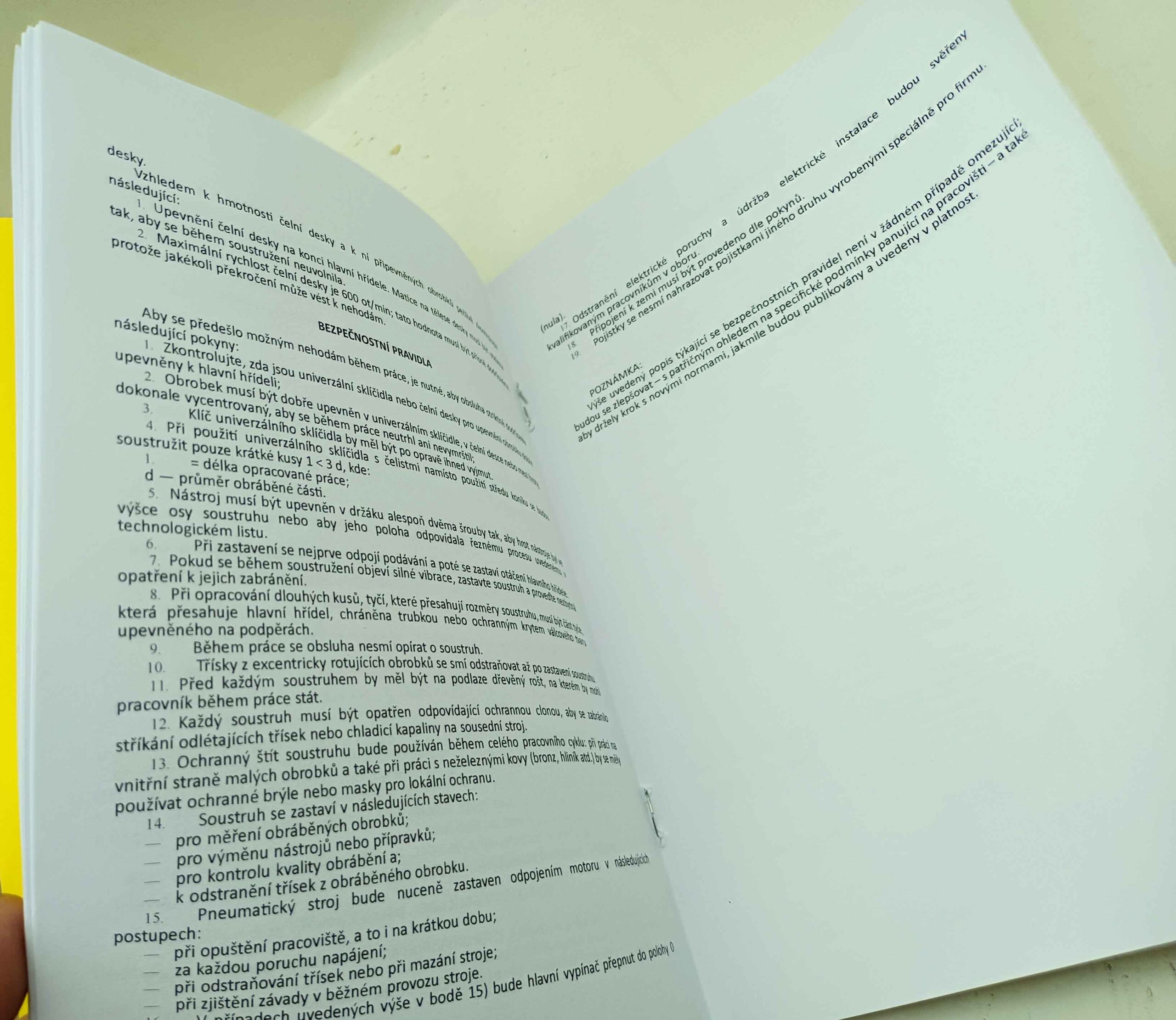 Soustruh Arad SN-320x750 - Rumun- Návod k obsluze český překlad reprint. - Image 5