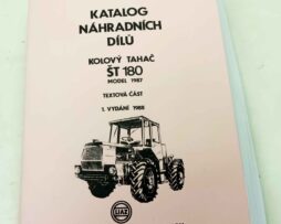 Kolový tahač ŠT 180 Katalog náhradních dílů - textová část reprint.