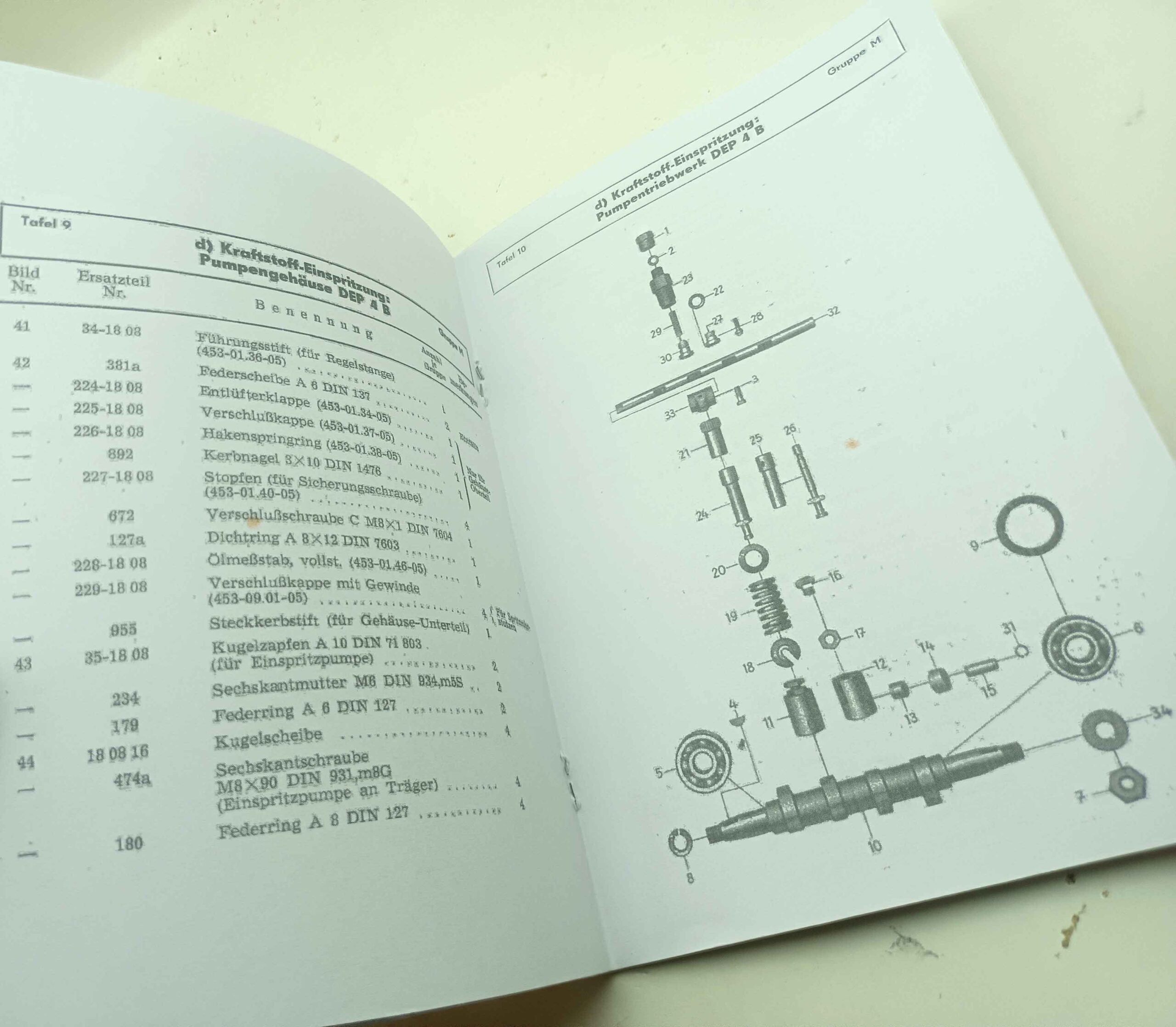 Garant 32 - Fahrzeug- umd Stationär Motor Ersatzteil-liste reprint. - Image 10