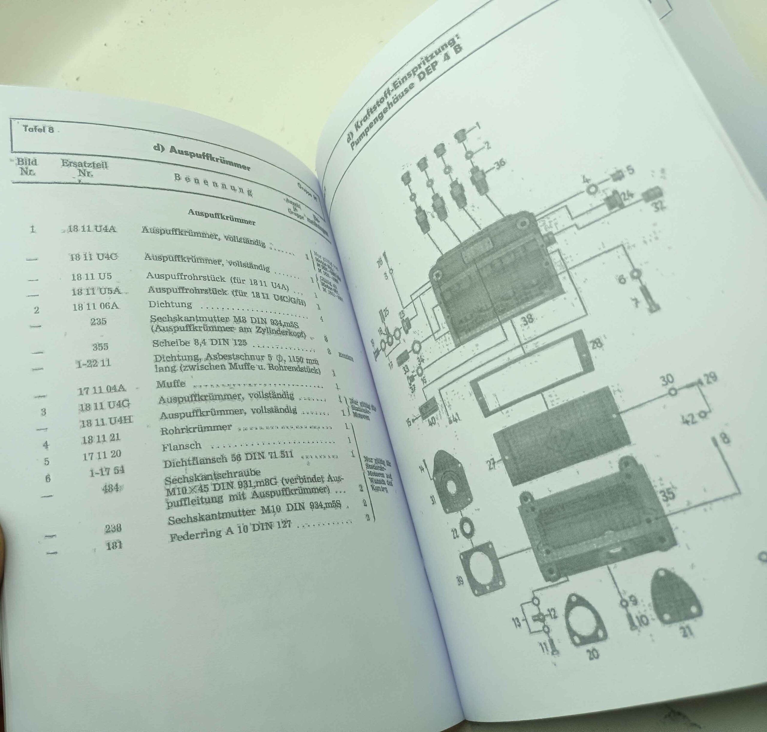 Garant 32 - Fahrzeug- umd Stationär Motor Ersatzteil-liste reprint. - Image 9