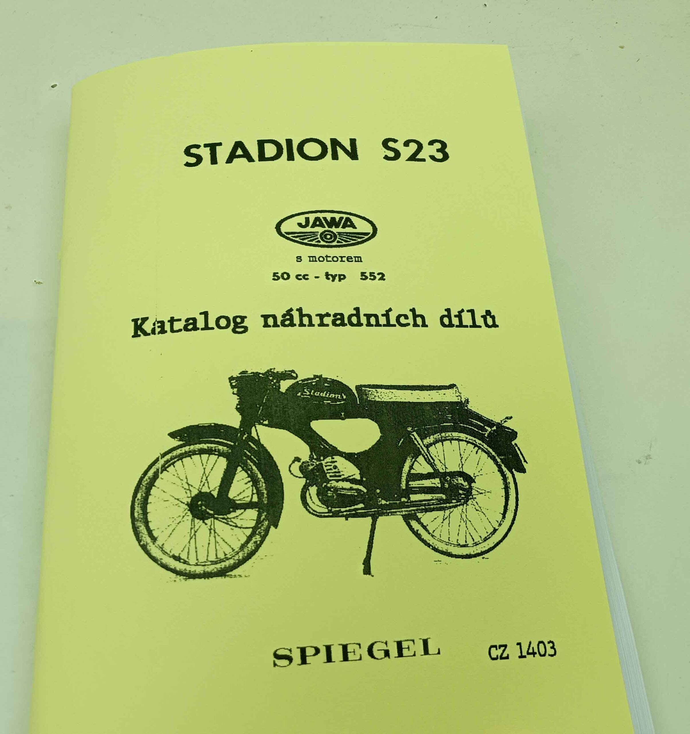 Stadion S23 Katalog dílů reprint - Image 8