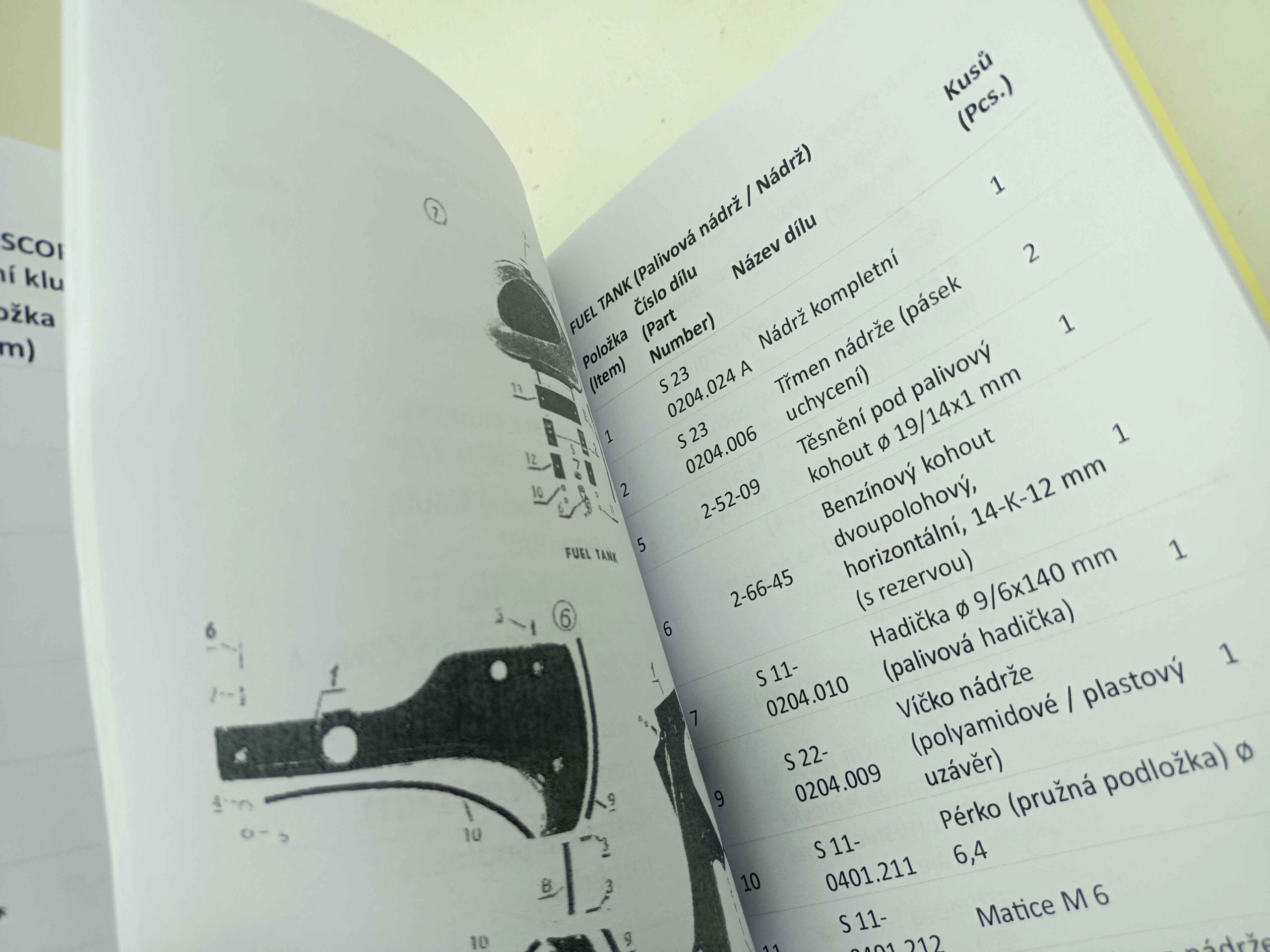 Stadion S23 Katalog dílů reprint - Image 4