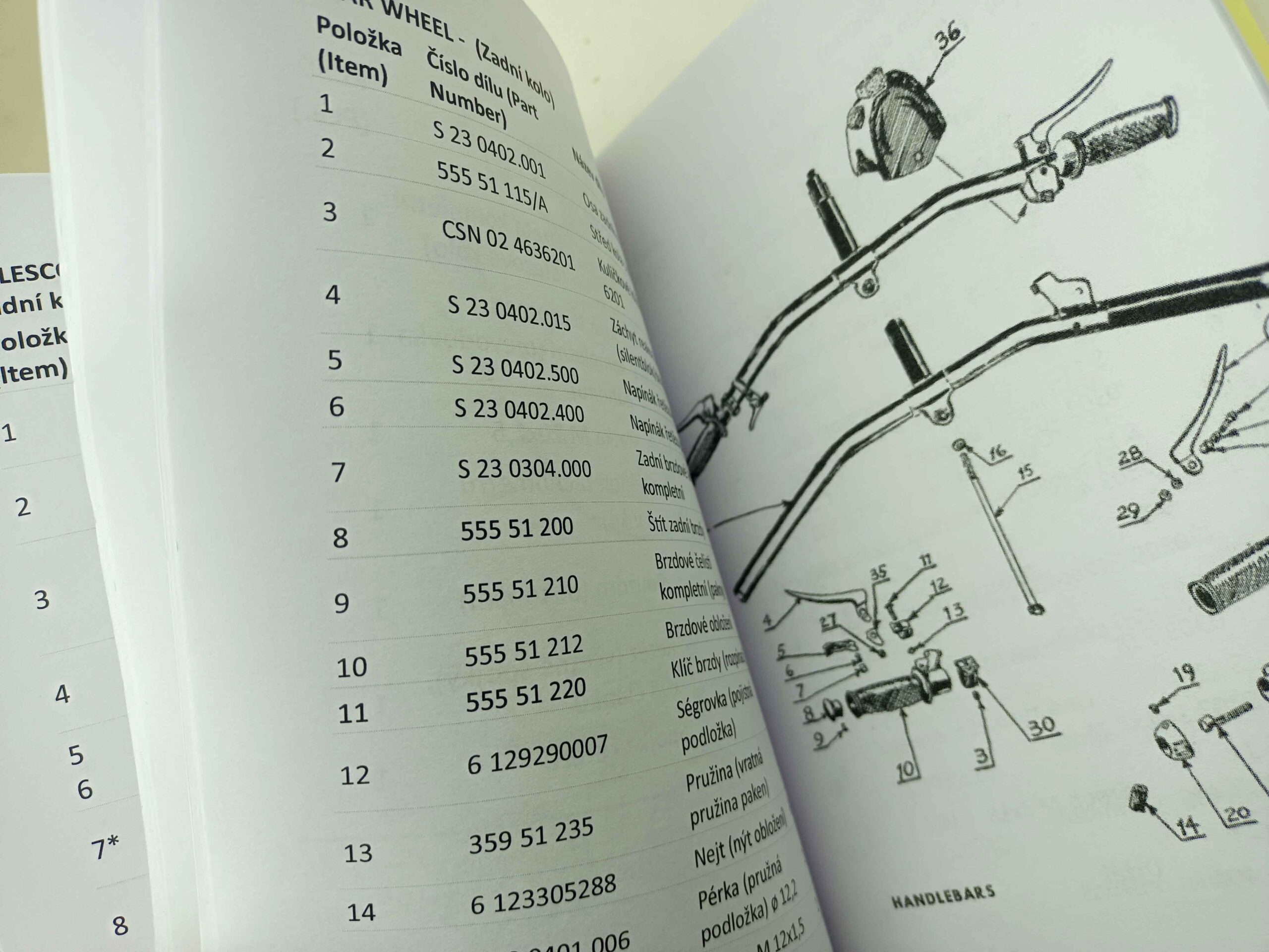 Stadion S23 Katalog dílů reprint - Image 3