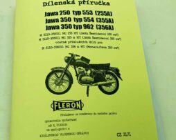 Jawa 250/553 (255A), 350/554 (355A) Švéd,  Monark-Jawa 350/962 (356A).  Dílenská příručka přeložená ze švédštiny do češtiny reprint.