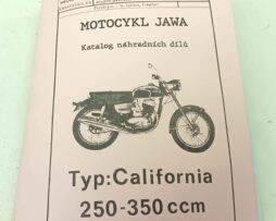 Jawa California - 250 - 350 ccm -Katalog náhradních dílů reprint