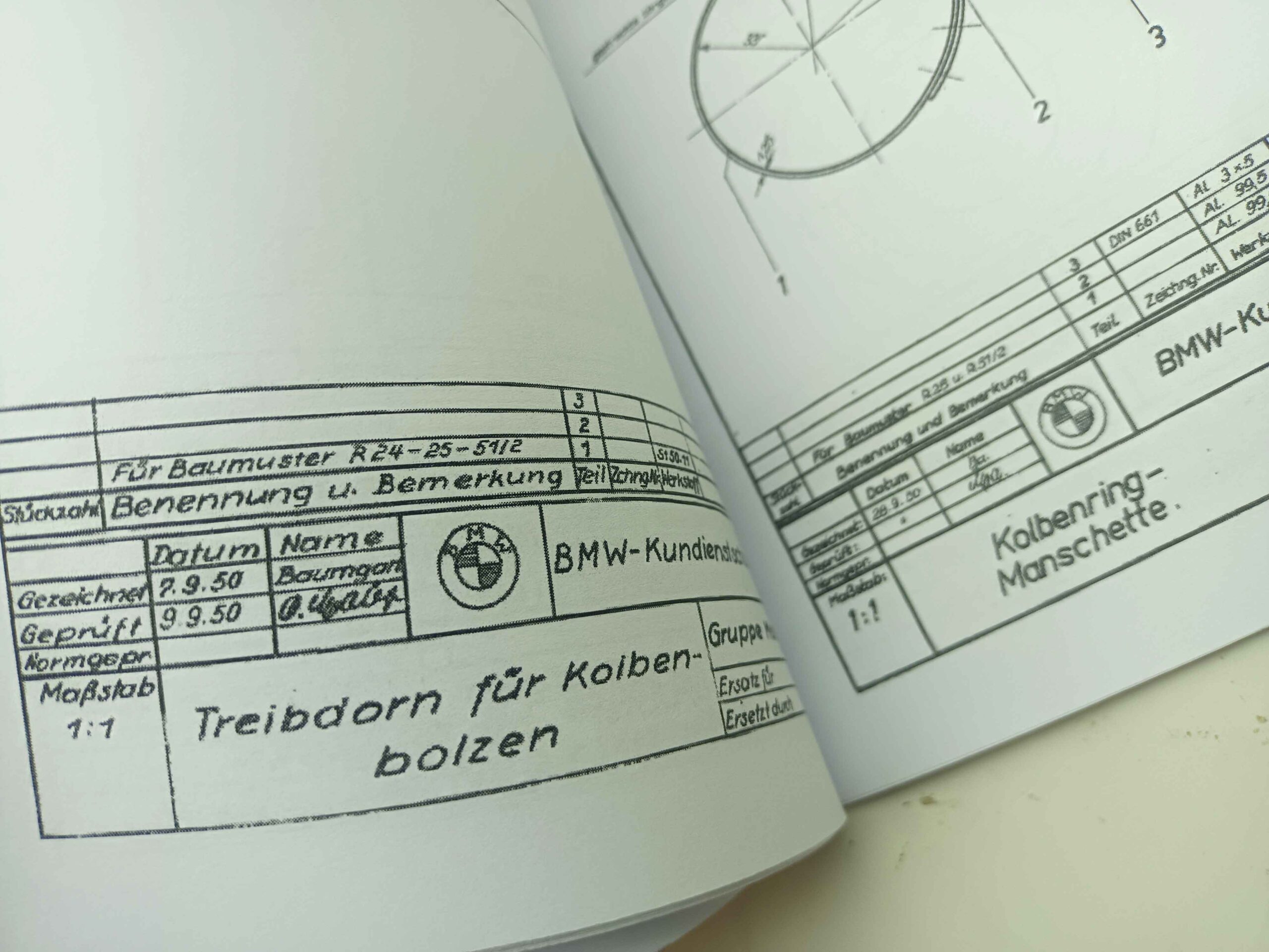 BMW Motocykl R51/2 - Dílenská příručka reprint. - Image 2
