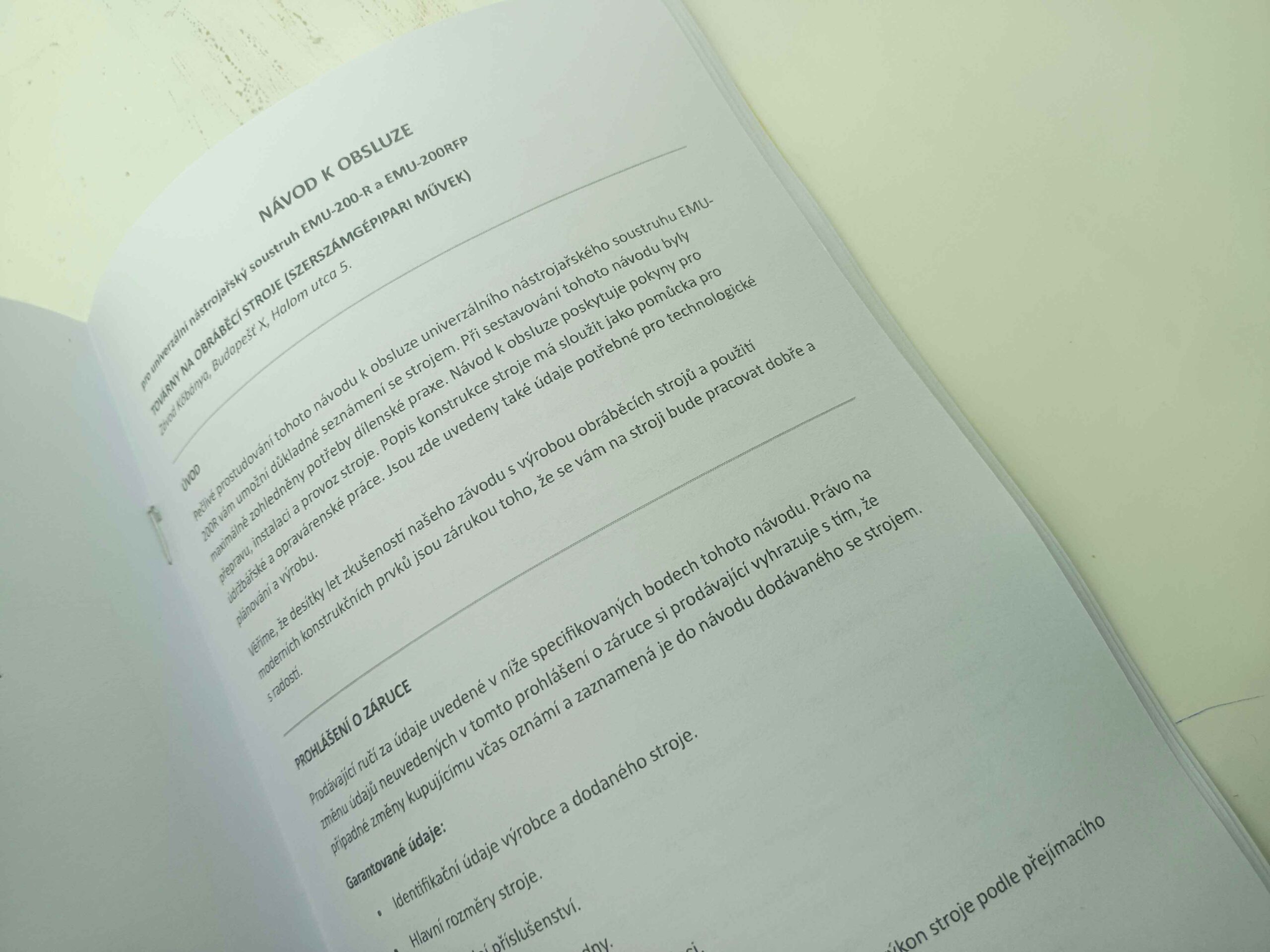 Soustruh EMU-200-R a EMU-200RFP v češtině. Reprint - Image 11