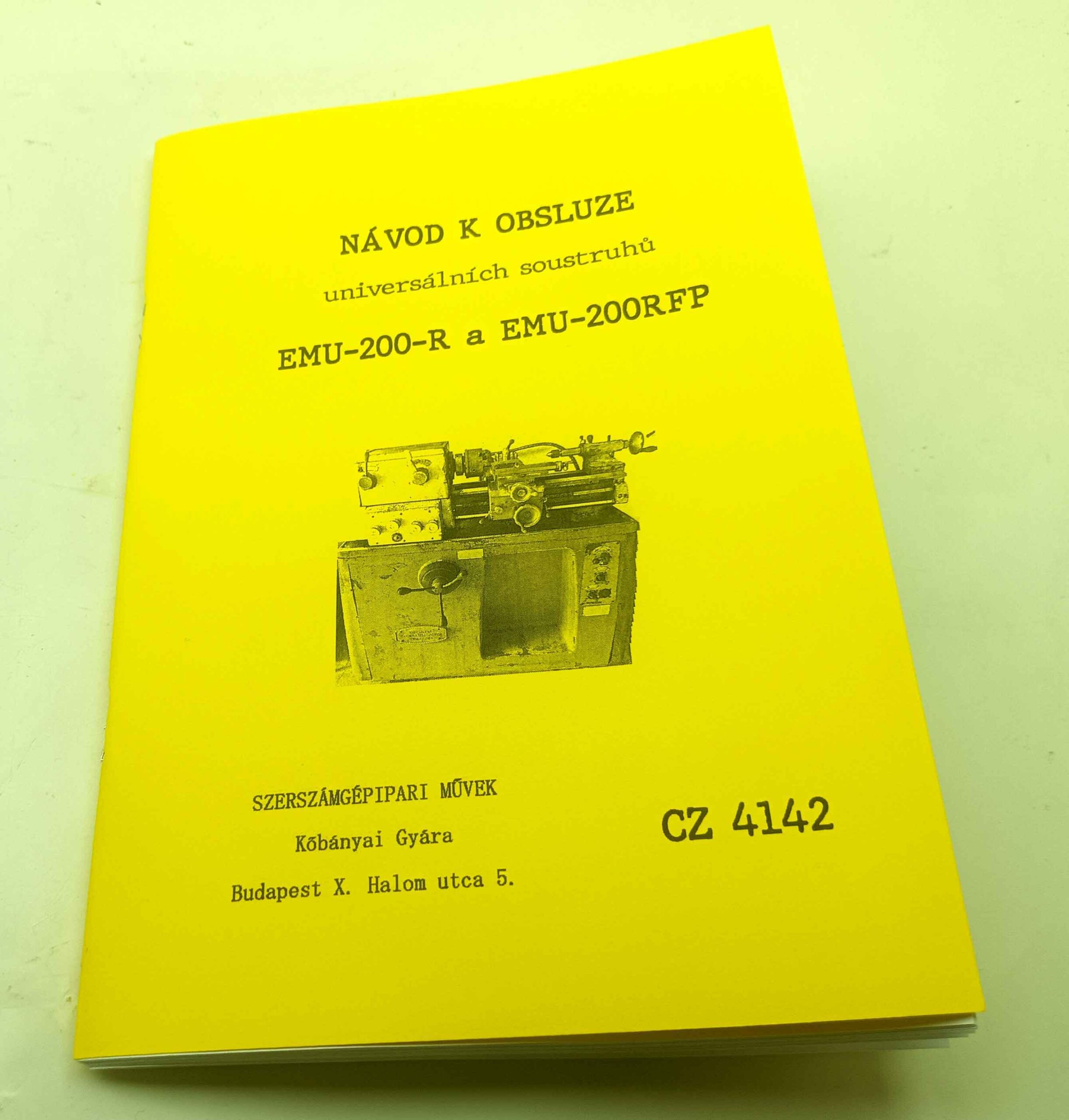 Soustruh EMU-200-R a EMU-200RFP v češtině. Reprint - Image 8
