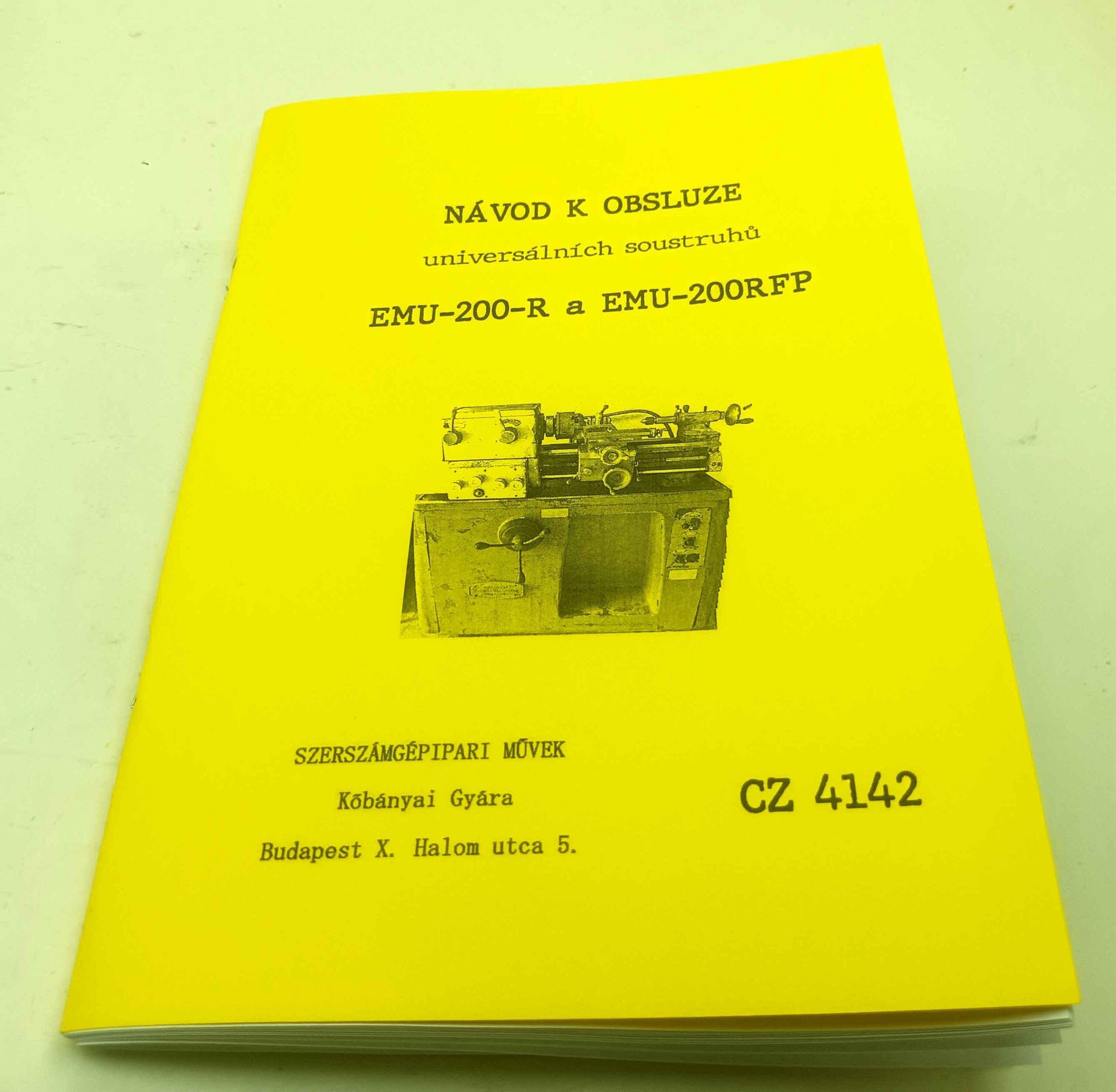 Soustruh EMU-200-R a EMU-200RFP v češtině. Reprint - Image 7